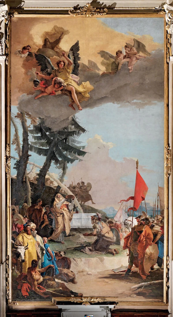 Il sacrificio di Melchisedech - Chiesa di Verolanuova, Brescia